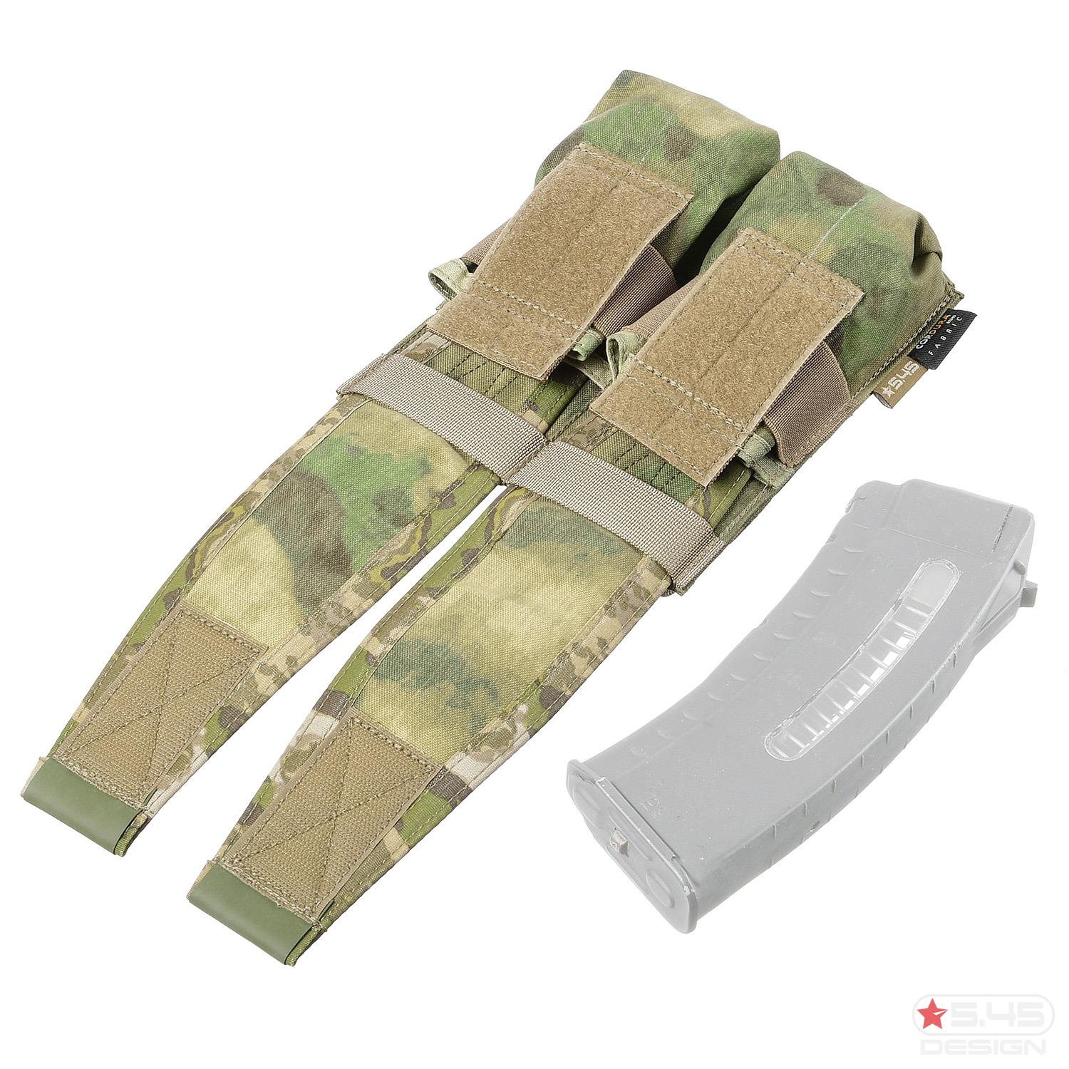 VELCRO flaps are easy to open, they ensure quick access to the magazines.